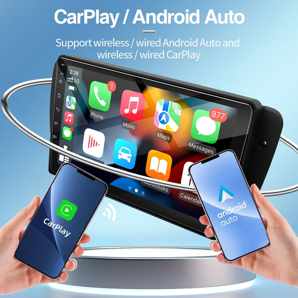 Android Car Radio for Seat Ibiza MK4 6J 2008-2015 Multimedia Player Carplay Android Auto GPS Bluetooth WIFI Car Head Unit 9Inch