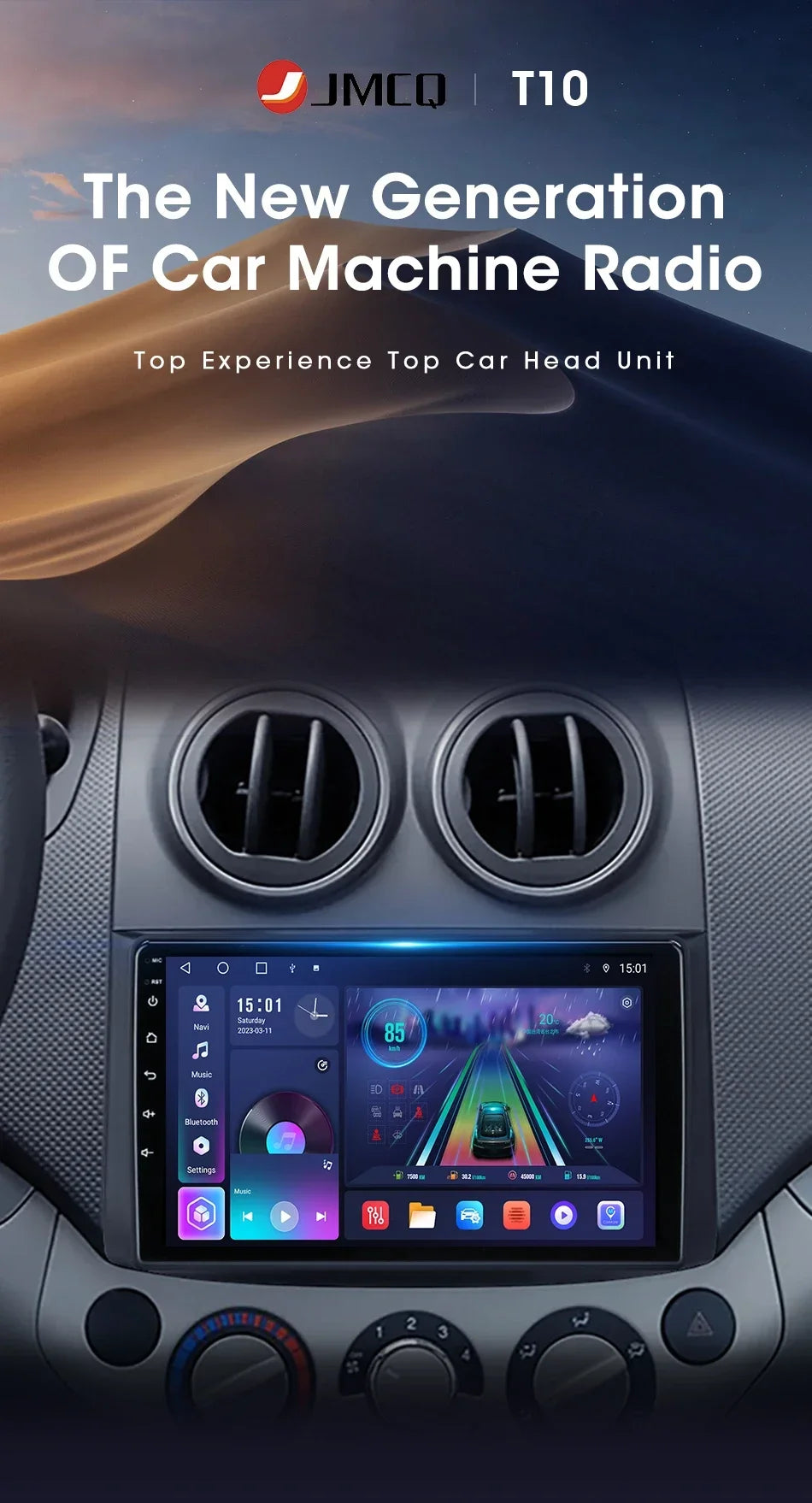 Car Radio for Chevrolet Aveo 2006 2007 2008 2009 2010 2011 2012 2Din Android 12 Carplay Multimidia Video Player Head Unit